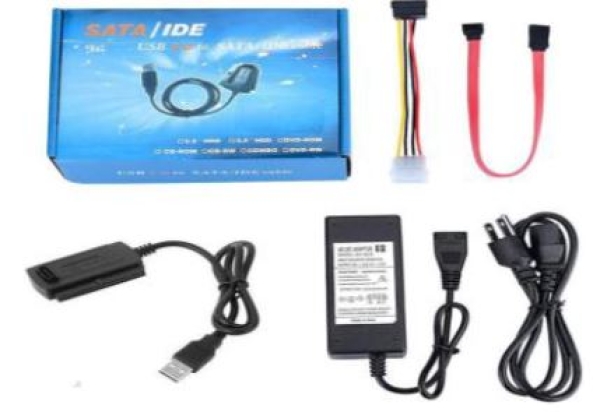 ADAPTADOR IDE SATA PARA DISCO DURO (CAJA CELESTE)