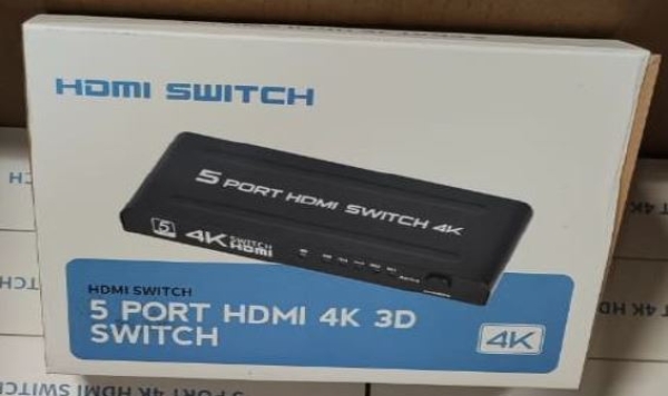 SWICHT HDMI 4K DE 5 PUERTOS C/FUENTE