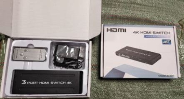 C- SWICHT HDMI 4K DE 3P C/FUENTE