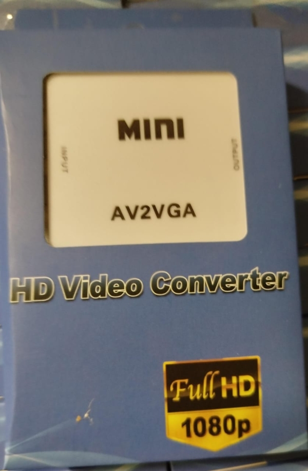 CONVERTIDOR RCA-VGA CAJA AZUL