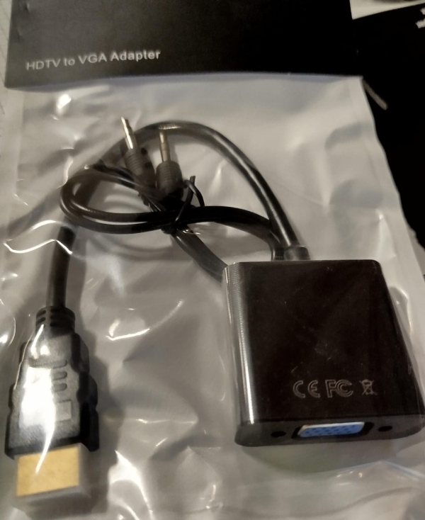 ADAPTADOR HDMI A VGA  BOLSA FE-042
