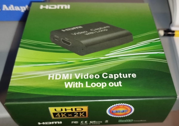 CAPTURADOR DE VIDEO HDMI SIN AUDIO CAJA VERDE