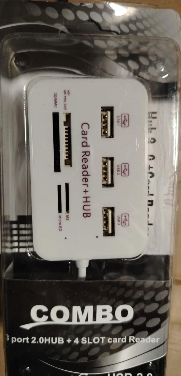 COMBO USB + LECTOR DE MEMORIA 2.0