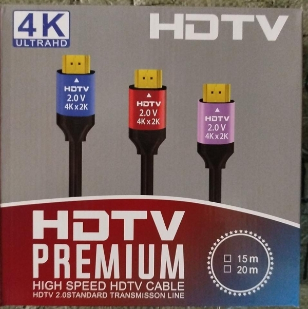 C- CABLE HDMI 15MT EN 4K CAJA ROJA