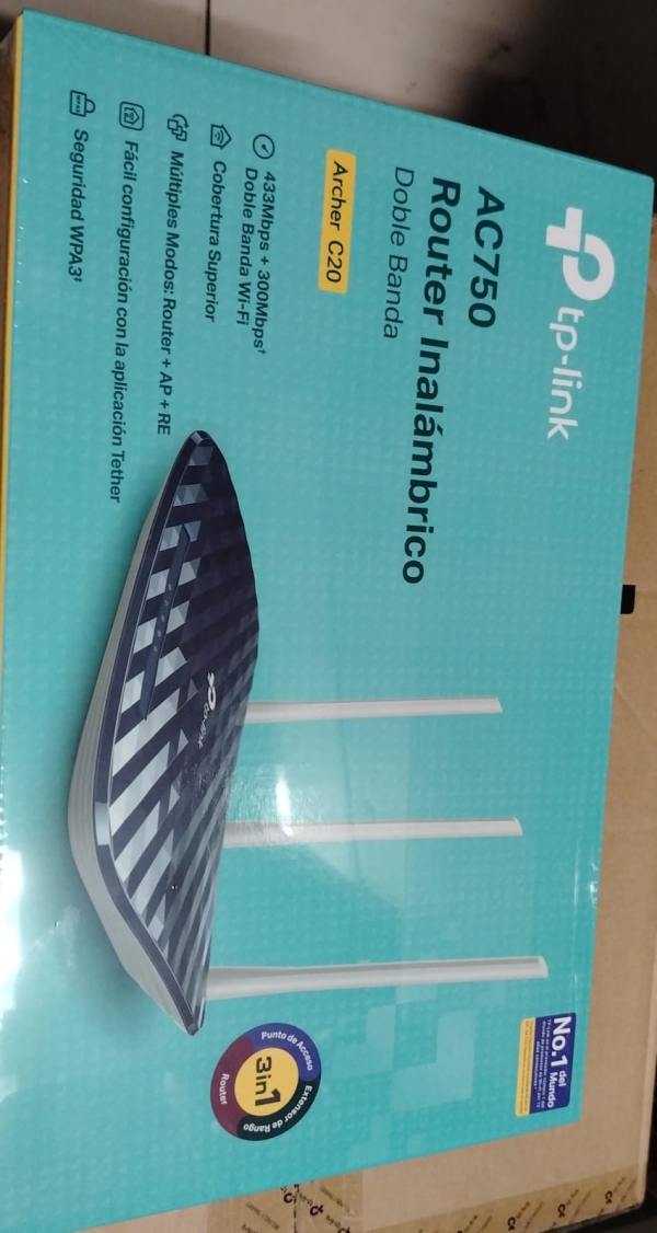 ROUTER DOBLE BANDA C20 3 ANT.  TP-LINK