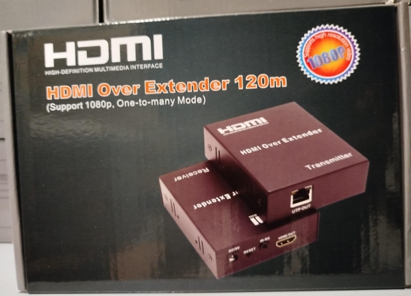 EXTENDER HDMI 120MT 1080P CAJA PLOMA