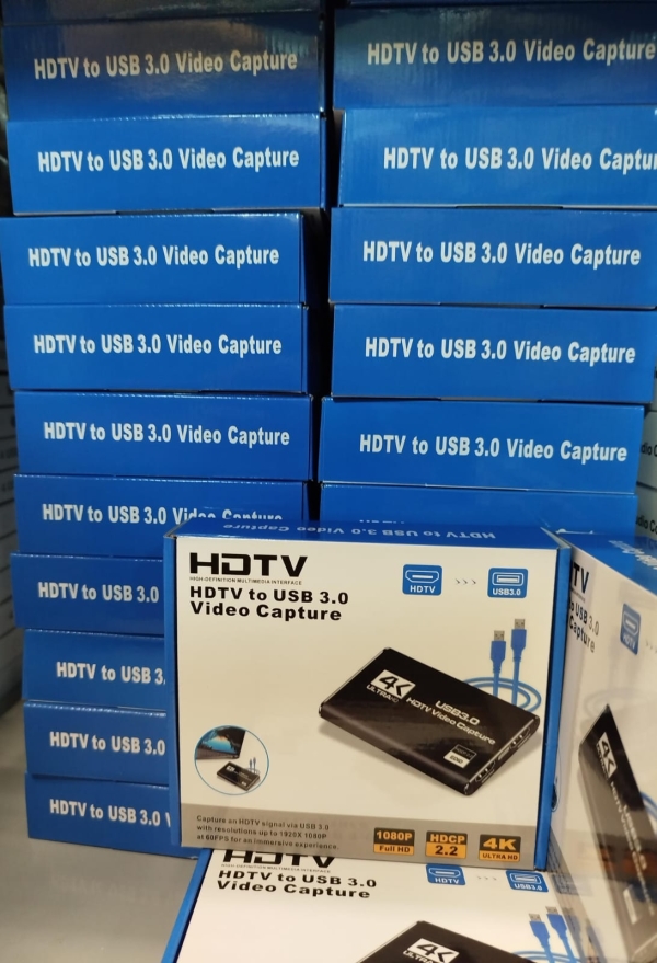 CAPTURADOR DE VIDEO HDMI CAJA AZUL FE-273