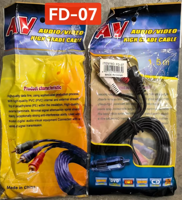 CABLE RCA 1X2 DE 1.5MT FE-365