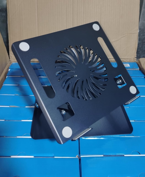 SOPORTE PARA LAPTOP CON VENTILADOR  YL-910  CAJA AZUL