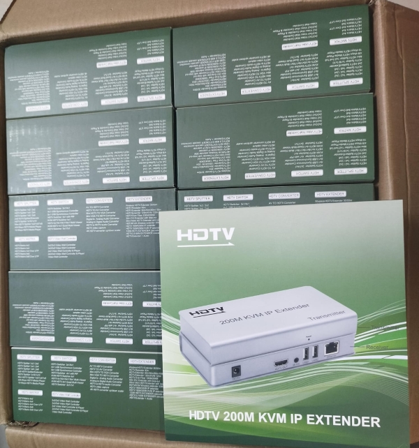 EXTENDER HDMI 200MT CAJA VERDE FE-285