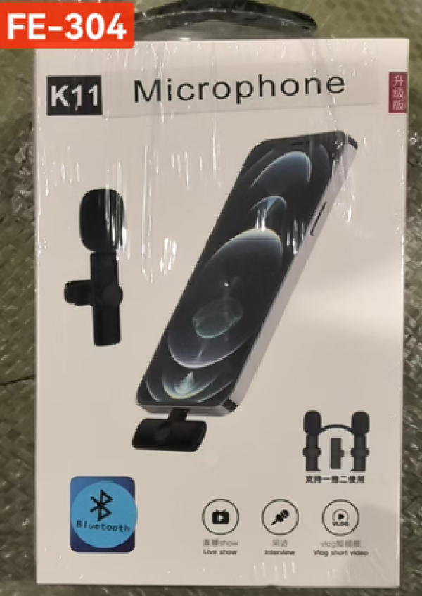 MICROFONO SOLAPERO K11 TIPOC 1 ENTRADA 2 MICRO FE-304