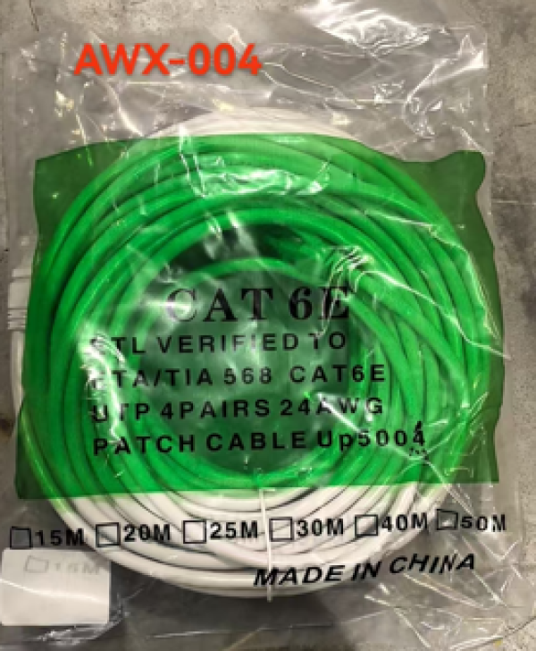 CABLE DE RED DE 15MT CAT.6  BLANCO FE-337