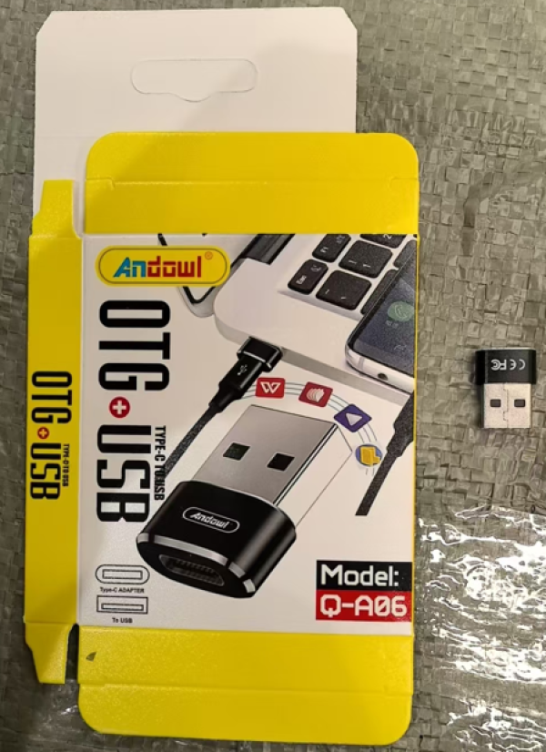 OTG TIPO C ENTRADA USB Q-A06 CAJA AMARILLA