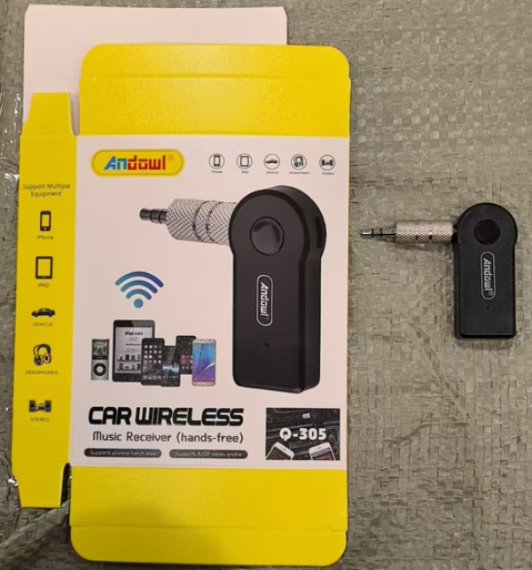 BLUETOOTH PARA CARRO Q-305 CAJA AMARILLA