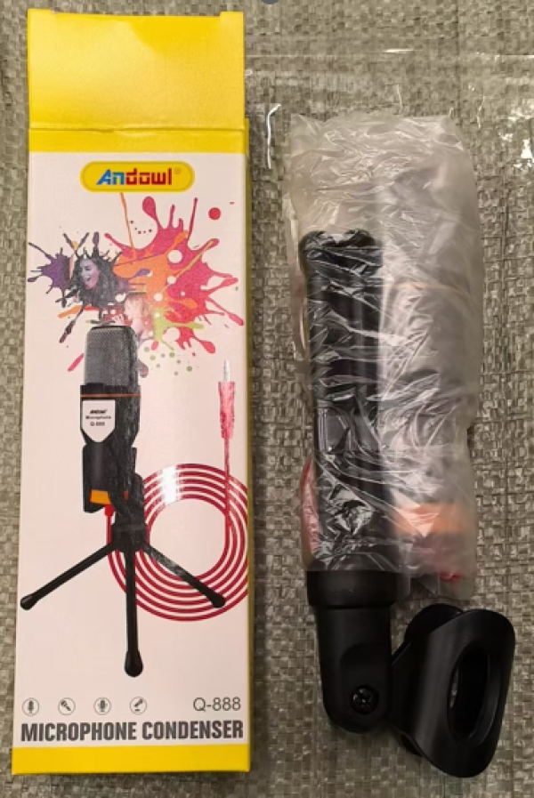 MICROFONO CONDENSADOR Q-888 CAJA AMARILLA