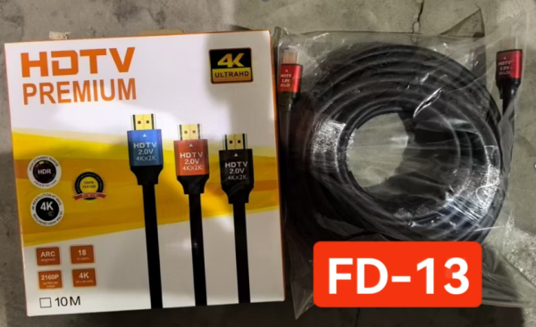 CABLE HDMI PREMIUM DE 1.5MT 4K CAJA NARANJA FD-13
