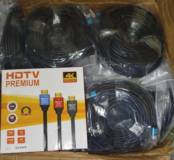CABLE HDMI PREMIUM DE 30MT 4K CAJA NARANJA FD-20