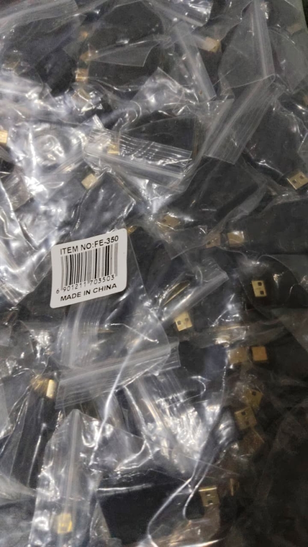 EMPALME MICRO HDMI NEGRO FE-350