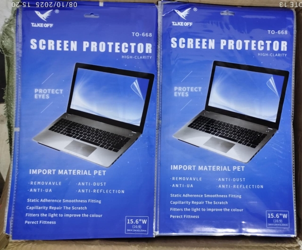 PROTECTOR DE PANTALLA LAPTOP 15.6" BOLSA AZUL