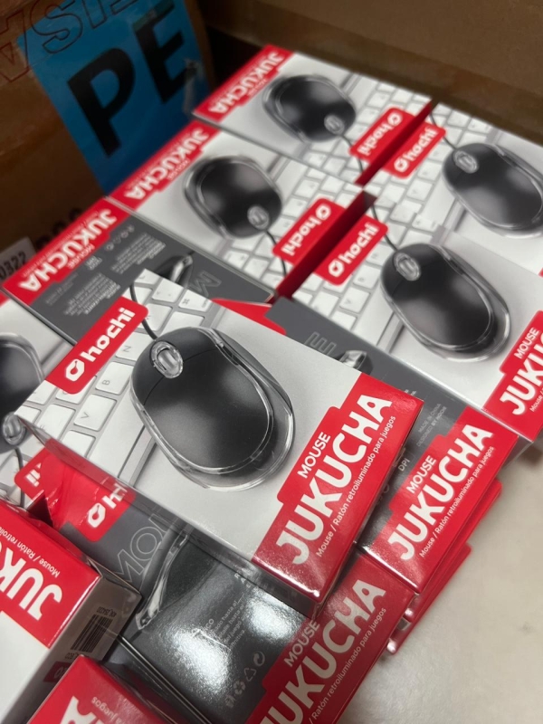 MOUSE CON CABLE HOCHI CAJA ROJA