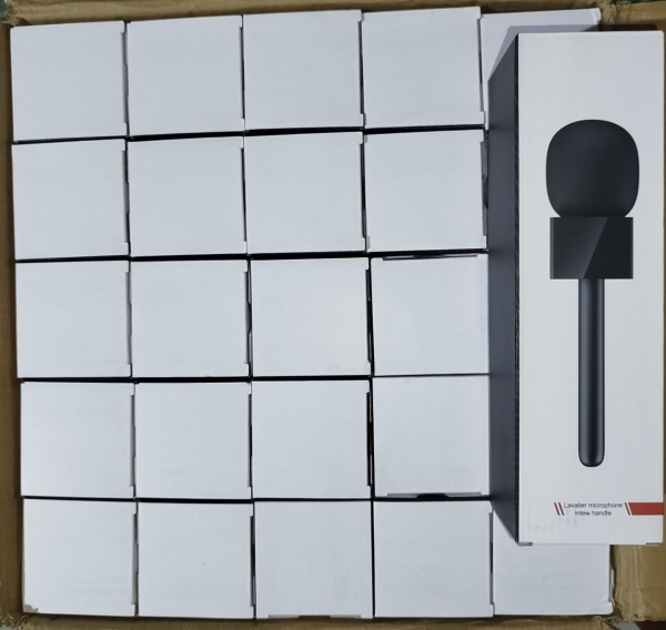 MICROFONO DE MANO CAJA BLANCA FE-408