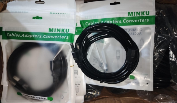 CABLE PODER PARA PC 3MT MINKU FE-376