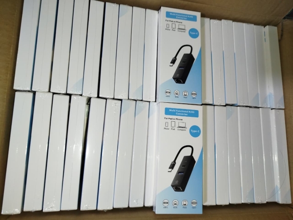 HUB TIPO C MULTIFUNCIONAL PARA RED USB Y TIPO C FE-372