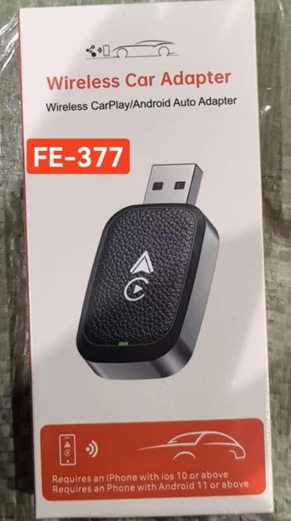 ADAPTADOR CARPLAY INHALAMBRICO FE-377 ENTRADA  USB