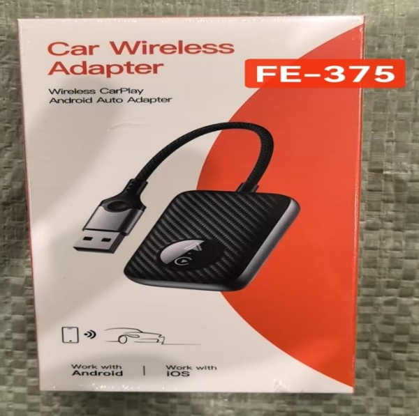 ADAPTADOR CARPLAY INHALAMBRICO FE-375 ENTRADA  EXTENSION USB