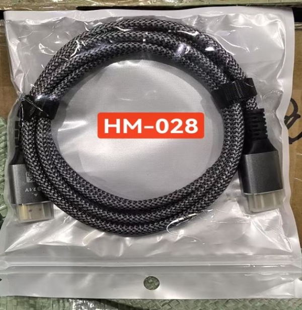 CABLE HDMI DE 1.5MT EN 8K MALLA PLOMO MINKU HM-028 BOLSA