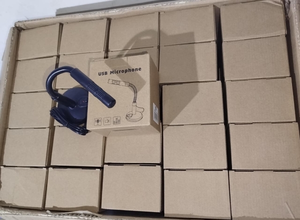 MICROFONO USB PARA PC CAJA CARTON