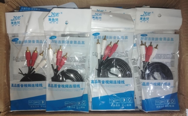 CABLE RCA 2X2  DE 1.5MT