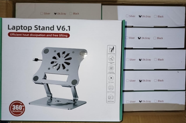 SOPORTE PARA LAPTOP V6.1 CON 1 VENTILADOR  VERDE
