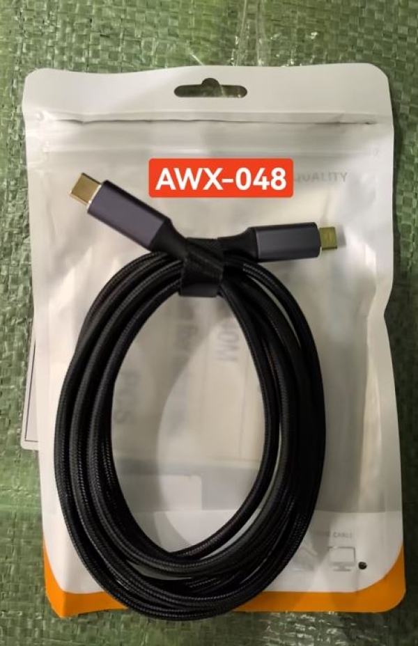 CABLE TIPO C A TIPO C EN MALLA 2MT MINKU AWX-048
