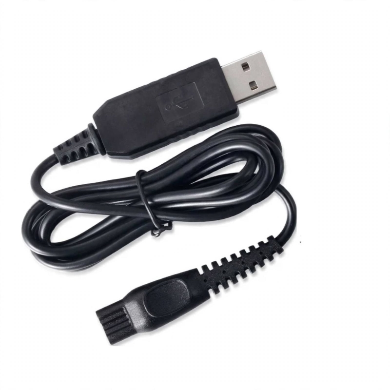 CABLE CARGADOR USB PARA AFEITADORA PHILIPS HQ8505 15V 5.4W AWX-046 MINKU - COMPATIBLE HQ7120 RQ1150 RQ1296 PT720 S7370 - 2 PINES - CARGA RÁPIDA