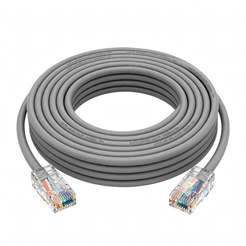 CABLE DE RED ETHERNET CAT6 20 METROS - PATCH CORD UTP RJ45 20M - GIGABIT 1000MBPS