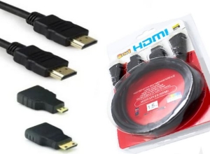 CABLE HDMI 3EN1 MINI Y MICRO 1.5MT