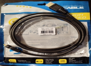 CABLE MINI-HDMI 1.5MT FE-044 BOLSA AZUL