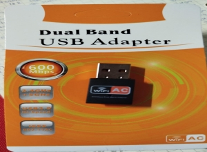 ADAPTADOR USB WIFI DE 600MBPS BLISTER NARANJA