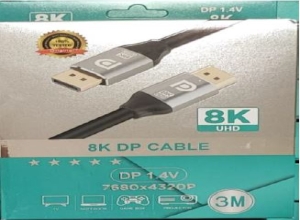 CABLE DP-DP DE 3MT 2.1 8K CAJA VERDE