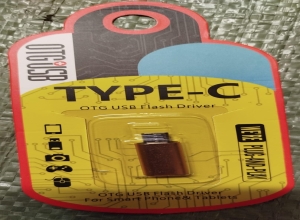 ADAPTADOR OTG DE TIPO C  A SALIDA V8
