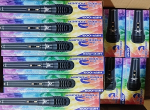 MICROFONO  DE MANO CON CABLE 3M CAJA AZUL