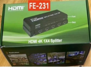 C- SPLITER HDMI 1X4 SALIDAS 4K FE-231 CAJA VERDE