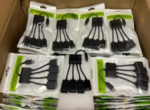 ADAPTADOR OTG PULPO V8 NEGRO BOLSA