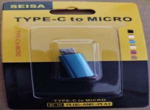 OTG TIPO C CON CABEZA V8  SEISA CX-MR02