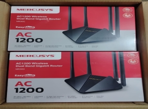 ROUTER 300MBPS MERCUSYS ROJO 4 ANTENAS