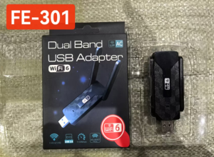 USB WIFI 2 ANTENAS CAJA NEGRA FE-301