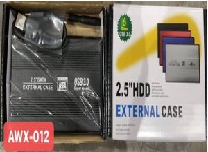 CASE PARA DISCO DURO 3.0 A TORNILLO CAJA BLANCA AWX-012