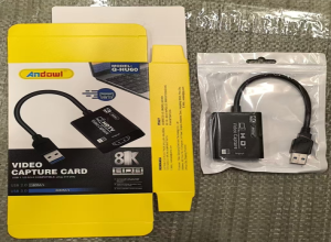 CAPTURADOR DE VIDEO HDMI ENTRADA USB Q-HU60 CAJA AMARILLA