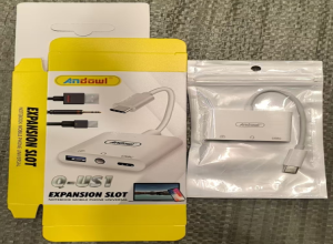 ADAPTADOR TIPO C A USB / AUDIO / TIPO C Q-US1 3EN1 CAJA AMARILLA